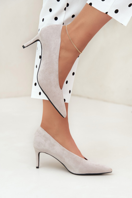 sapatos de camurça femininos em cinza Brenya