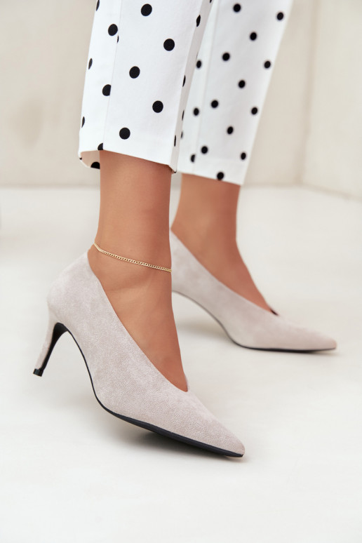 sapatos de camurça femininos em cinza Brenya