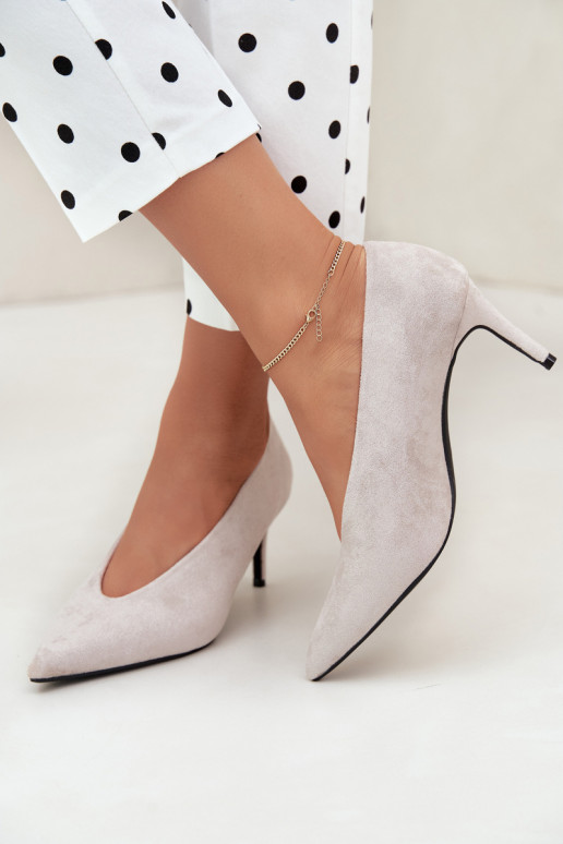 sapatos de camurça femininos em cinza Brenya