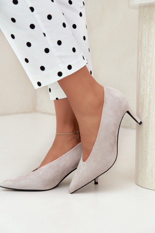 sapatos de camurça femininos em cinza Brenya