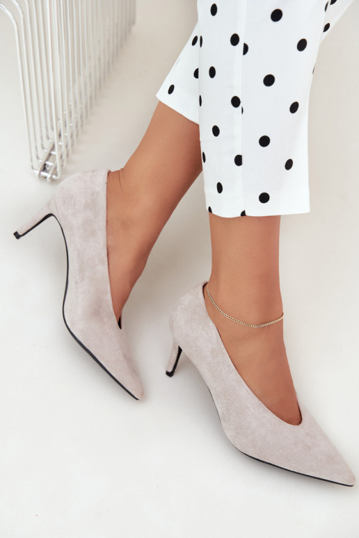 sapatos de camurça femininos em cinza Brenya