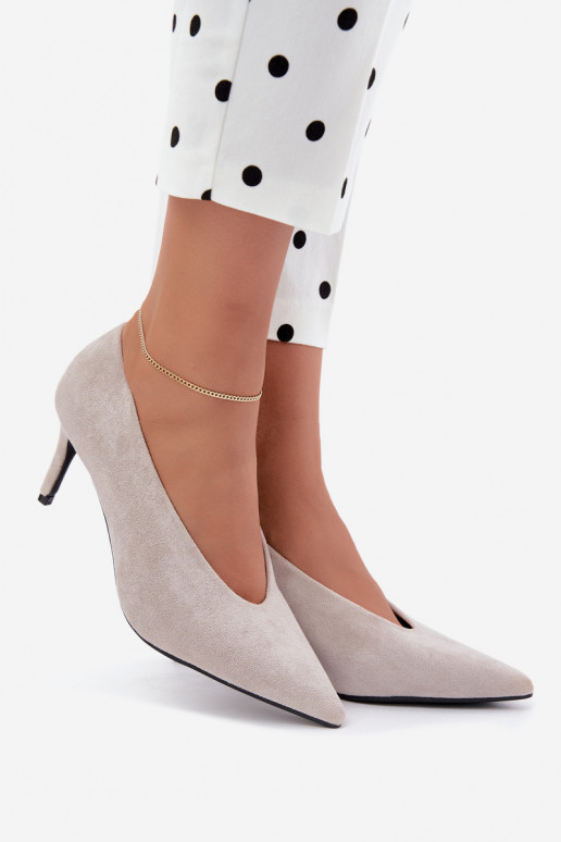 sapatos de camurça femininos em cinza Brenya