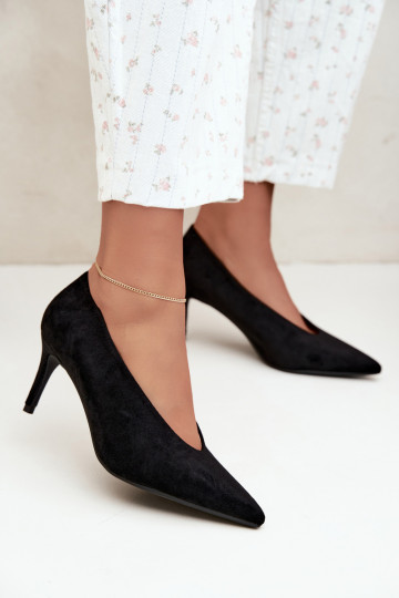 sapatos de camurça femininos em preto Brenya 2