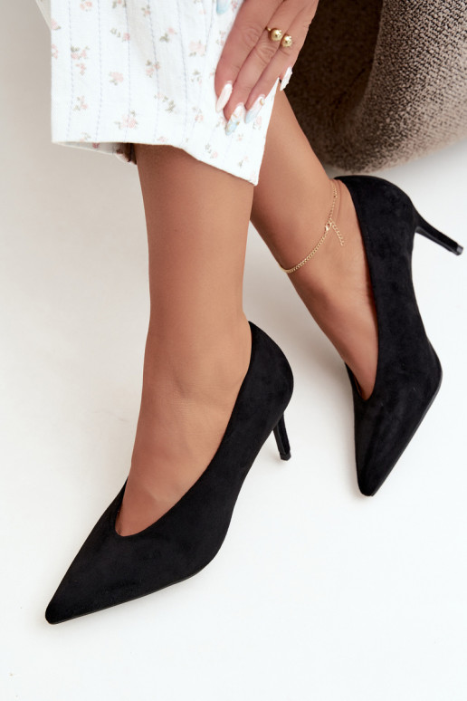 sapatos de camurça femininos em preto Brenya