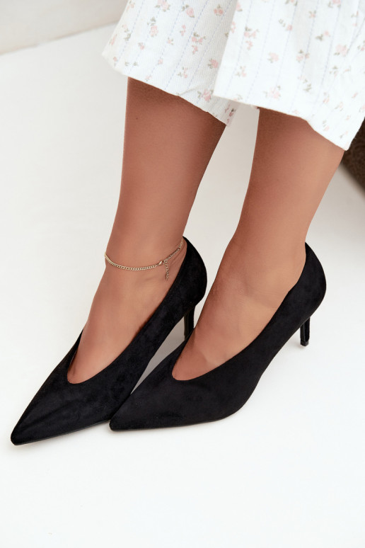 sapatos de camurça femininos em preto Brenya