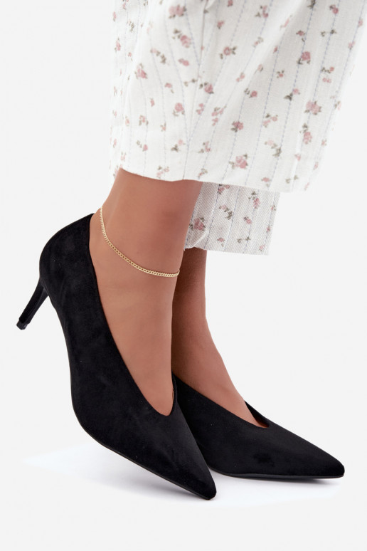 sapatos de camurça femininos em preto Brenya