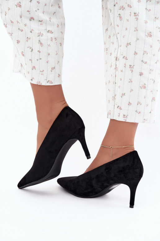 sapatos de camurça femininos em preto Brenya