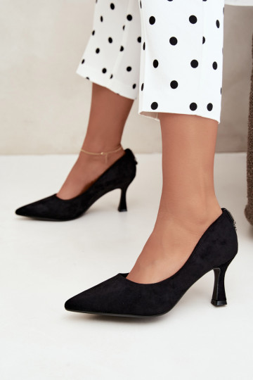 sapatos com salto Klepsydra Vinceza 62330 na cor preta