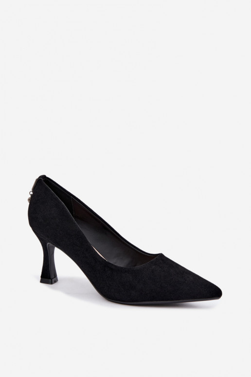 sapatos com salto Klepsydra Vinceza 62330 na cor preta