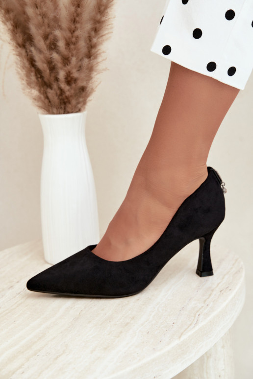 sapatos com salto Klepsydra Vinceza 62330 na cor preta