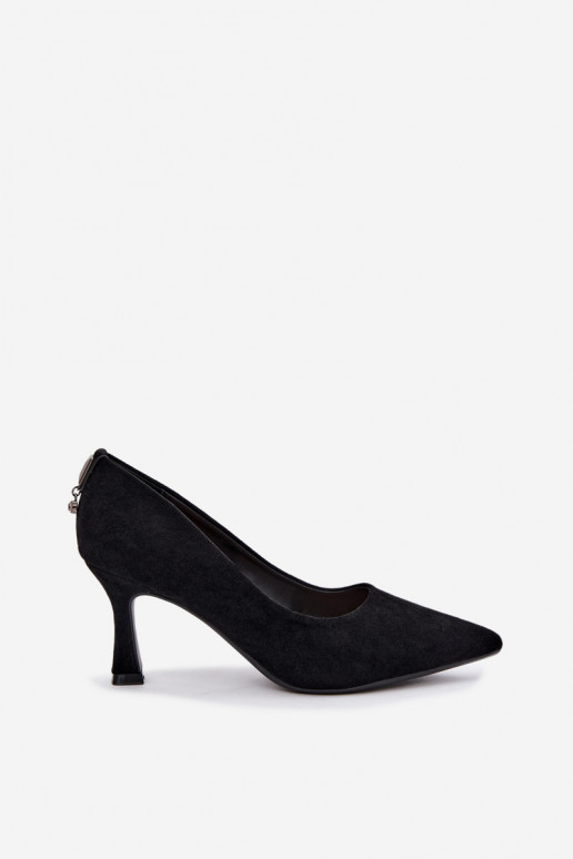 sapatos com salto Klepsydra Vinceza 62330 na cor preta
