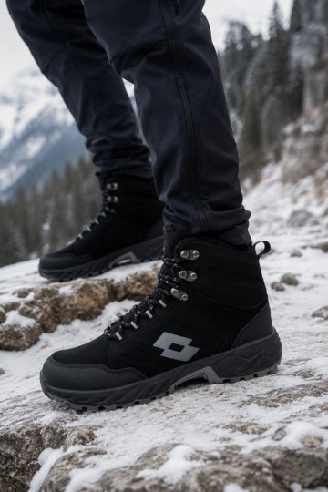 botas de inverno Trekas para homens isoladas LOTTO 2401210U KETCHAM pretas