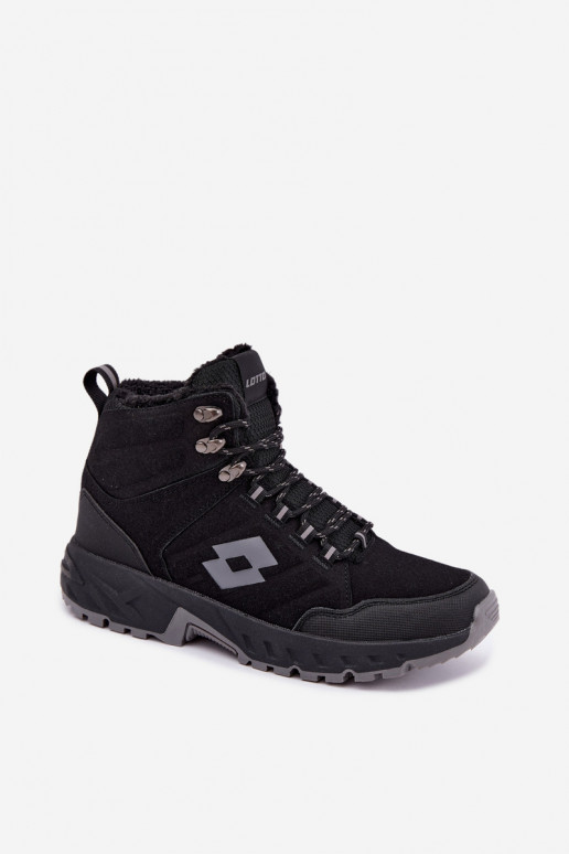 botas de inverno Trekas para homens isoladas LOTTO 2401210U KETCHAM pretas