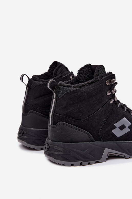 botas de inverno Trekas para homens isoladas LOTTO 2401210U KETCHAM pretas
