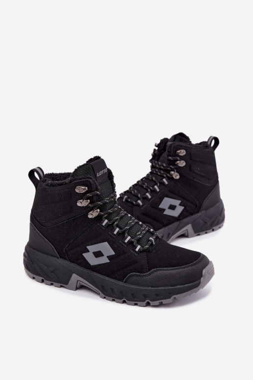 botas de inverno Trekas para homens isoladas LOTTO 2401210U KETCHAM pretas