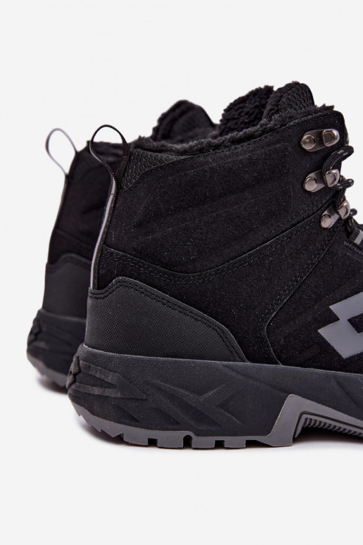 botas de inverno Trekas para homens isoladas LOTTO 2401210U KETCHAM pretas