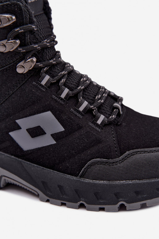 botas de inverno Trekas para homens isoladas LOTTO 2401210U KETCHAM pretas