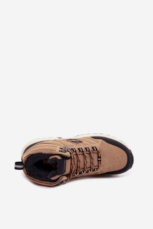 botas de inverno Trekas para homens isoladas LOTTO 2401210U KETCHAM castanhas