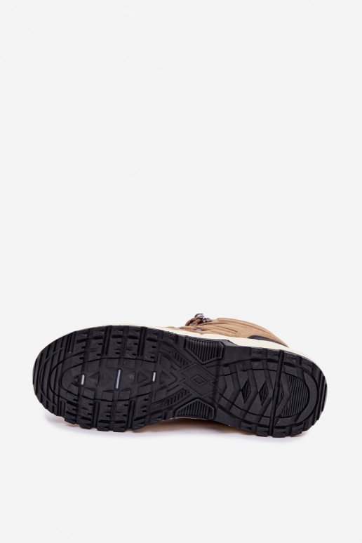 botas de inverno Trekas para homens isoladas LOTTO 2401210U KETCHAM castanhas