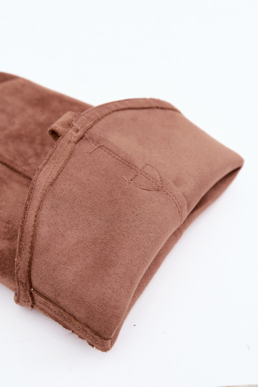botas altas slouchy slip-on em marrom Sylvie