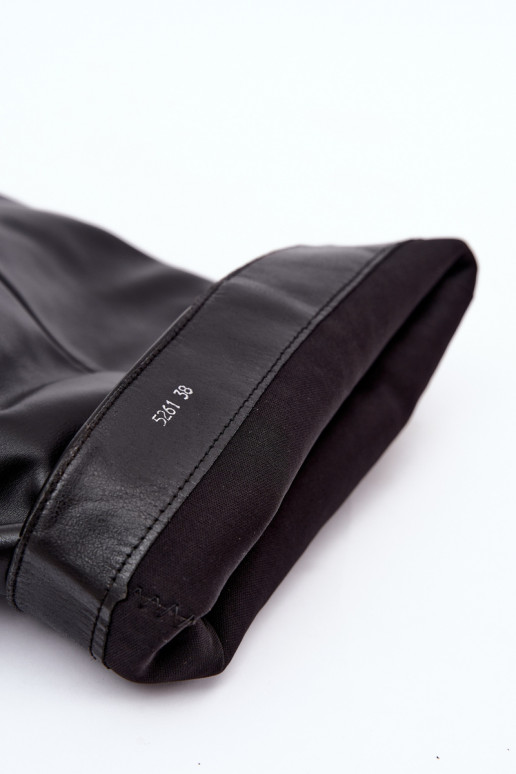 botas altas slip-on com saltos em preto Calmy