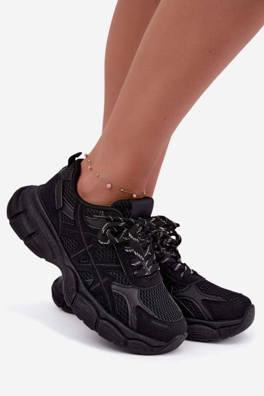 Ténis femininos em preto Nerla