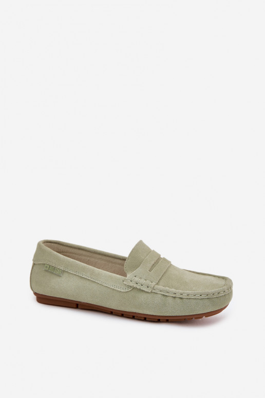 Mocassins de camurça verdes Big Star RR274945