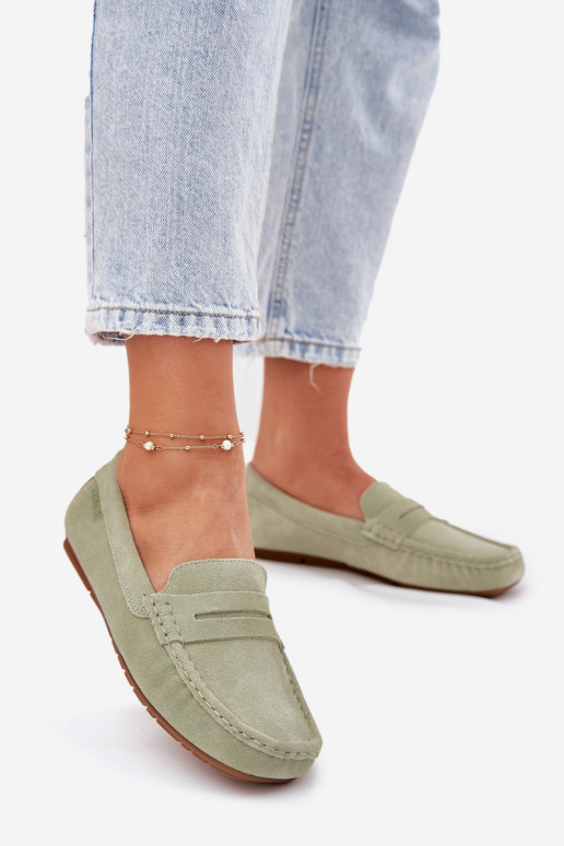 Mocassins de camurça verdes Big Star RR274945