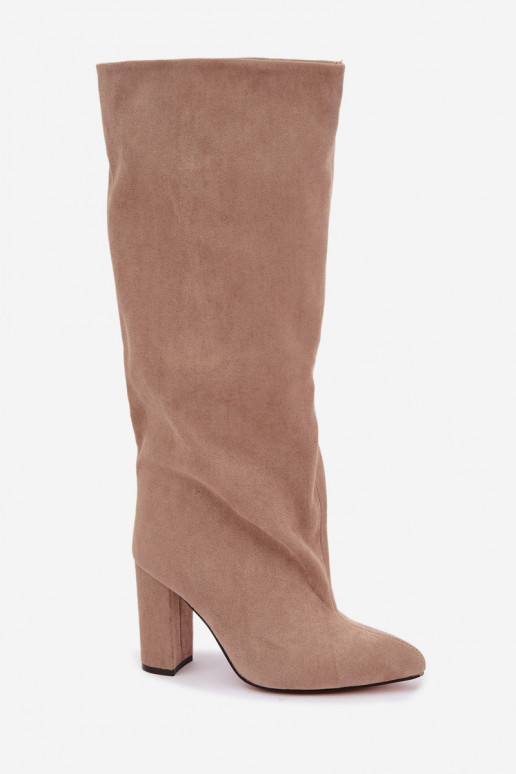 Botins com salto em areia Adoria