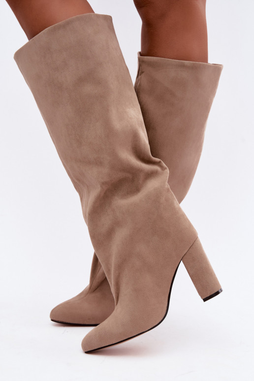 Botins com salto em areia Adoria