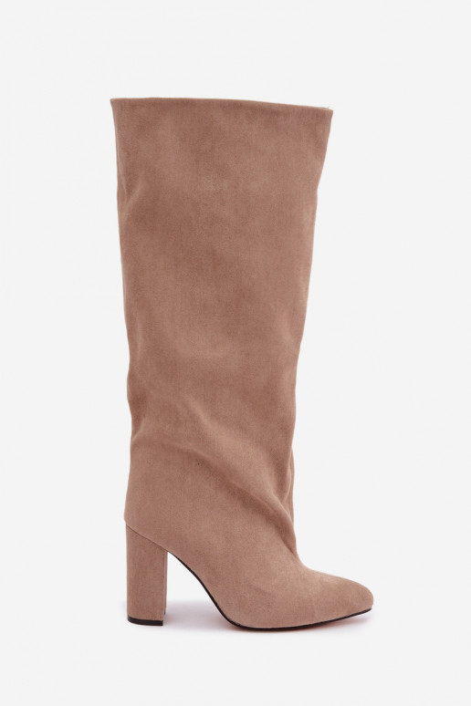 Botins com salto em areia Adoria
