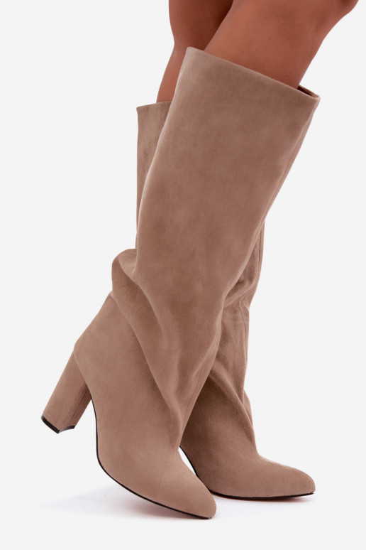 Botins com salto em areia Adoria