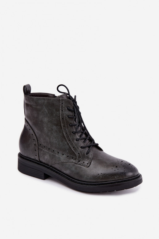 Botins femininos isolados com saltos largos Medicine RIN16-OBD426-90X, cinza