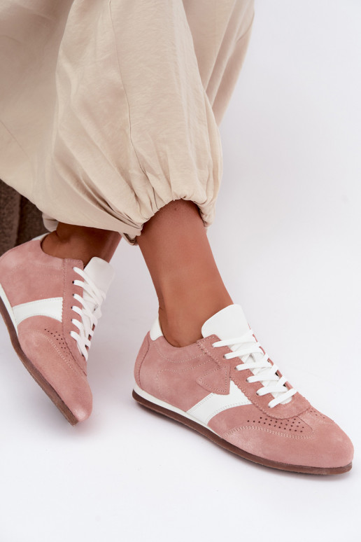 Ténis de camurça sintética Zazoo N1412, rosa