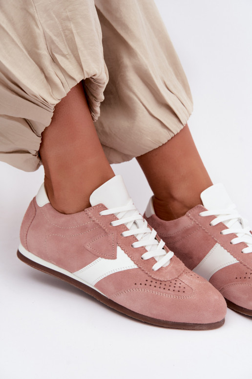 Ténis de camurça sintética Zazoo N1412, rosa