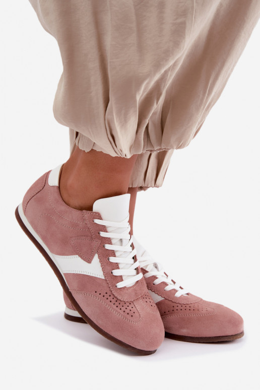 Ténis de camurça sintética Zazoo N1412, rosa