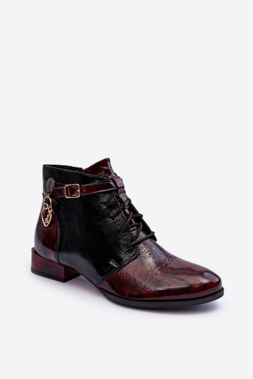 Botins femininos em bordô Avalynė Tai turiciejka 5743A-23