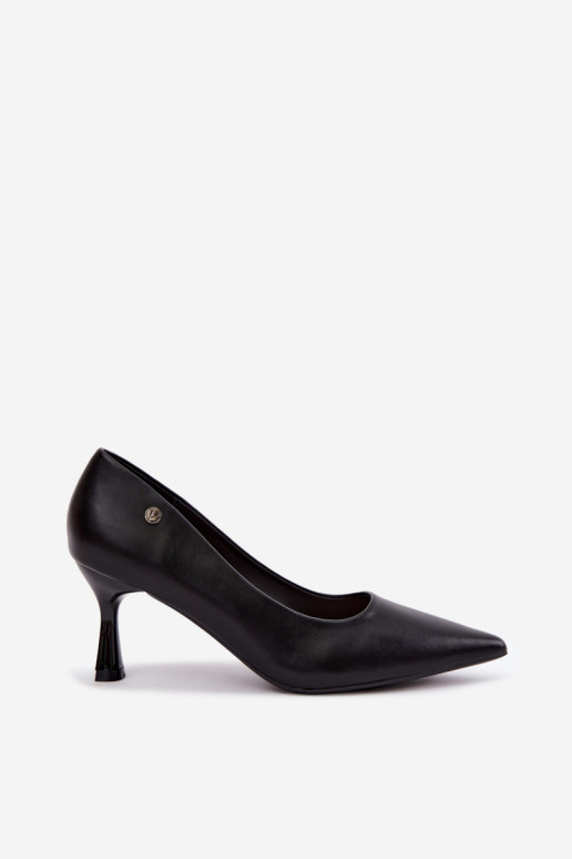 Sapatos de salto Vinceza 62323 cor preta