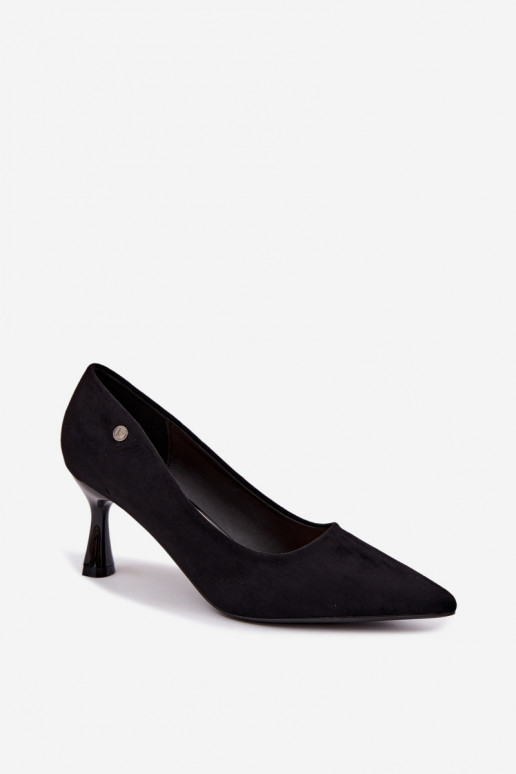 Sapatos de salto Vinceza 62323 cor preta