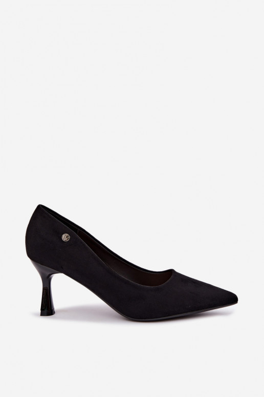 Sapatos de salto Vinceza 62323 cor preta