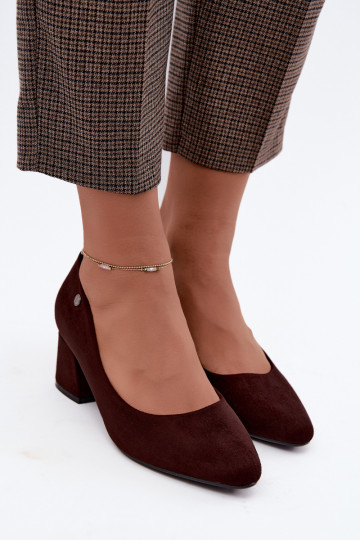 Botins Vinceza 62322 cor chocolate