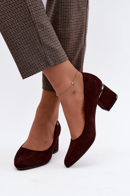 Botins Vinceza 62322 cor chocolate