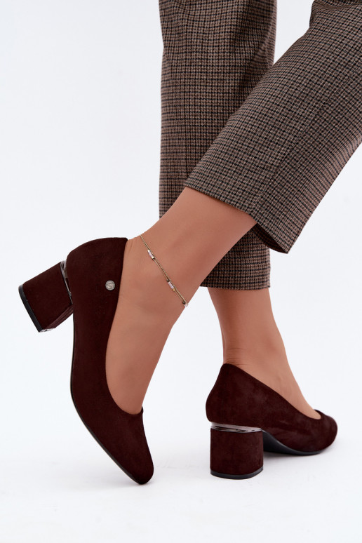 Botins Vinceza 62322 cor chocolate