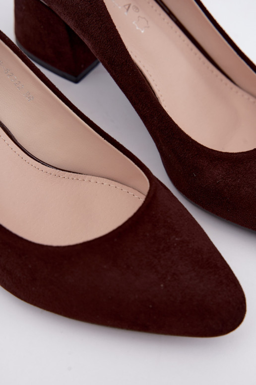 Botins Vinceza 62322 cor chocolate