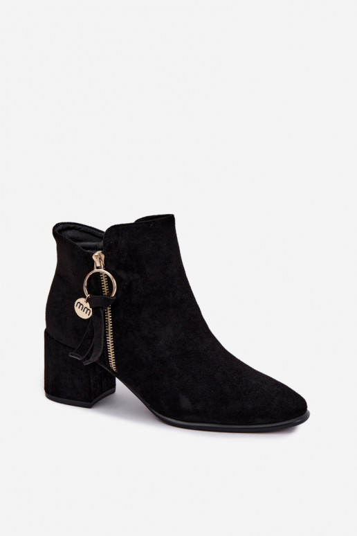 Botins Imara pretos com salto