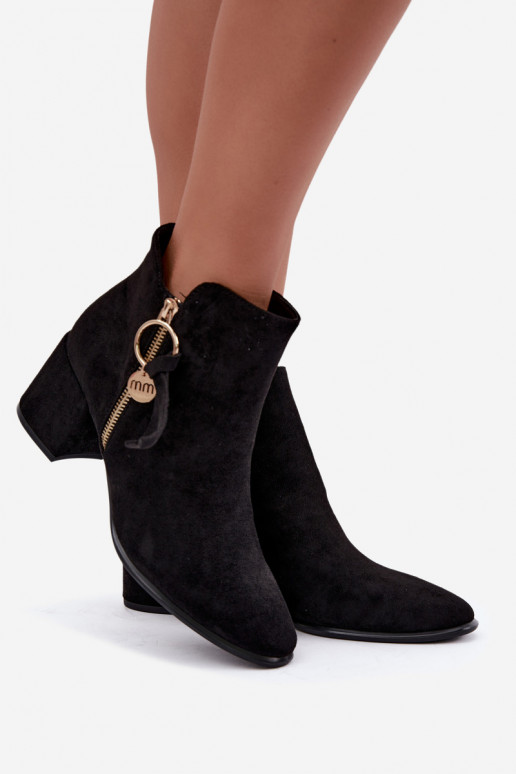 Botins Imara pretos com salto