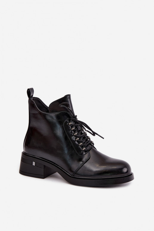 Botins isolados Klocke S.Barski HY62-8112 na cor preta