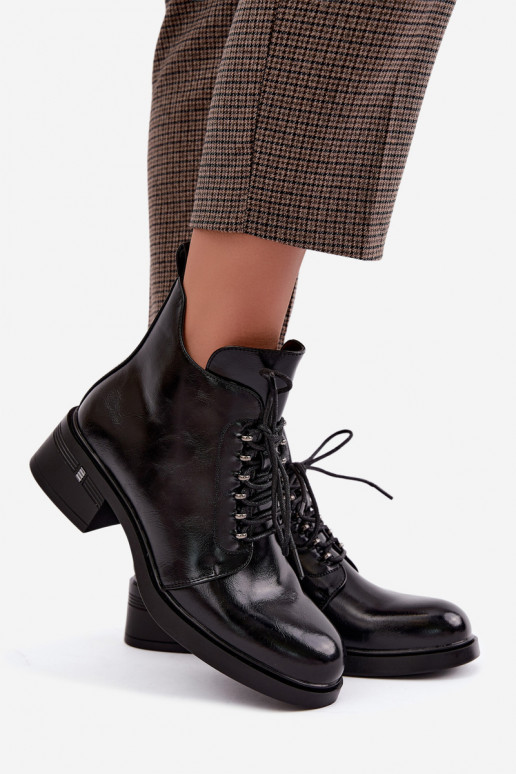 Botins isolados Klocke S.Barski HY62-8112 na cor preta