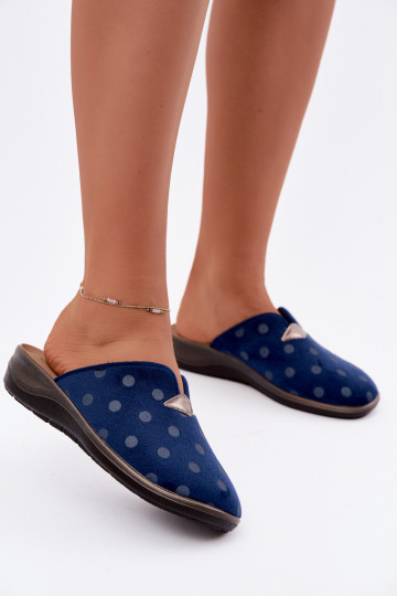 Chinelos femininos Inblu OD000014 azul escuro