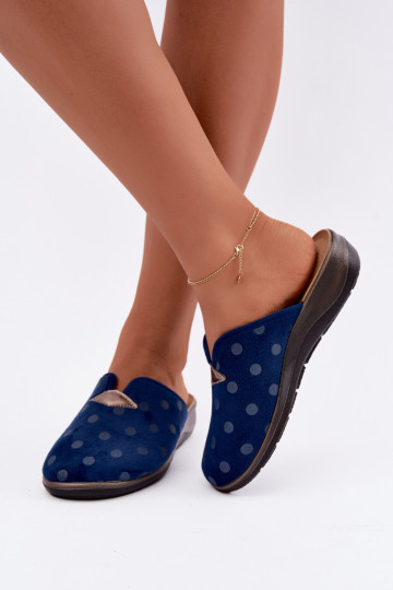 Chinelos femininos Inblu OD000014 azul escuro 2